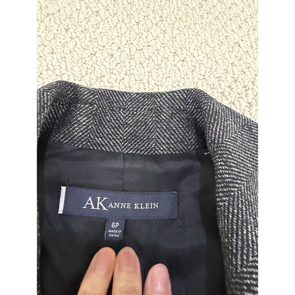 anne klein women wool blend blazer size 6P - Picture 5 of 12